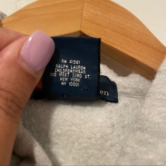 ⭐️SOLD⭐️ Polo Ralph Lauren Zip Up Vest Hoodie Boys Size M (10-12). - Picture 8 of 9